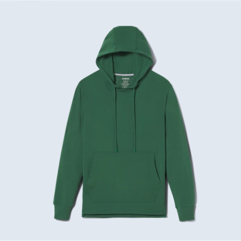 NEW JAMBYS HOUSE HOODIE IN HUNTER GREEN SIZE: SMALL